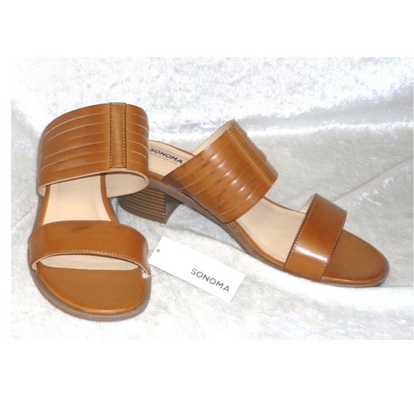 Women's Sandals SONOMA Rakel Heel Slip On size 6 NEW - Picture 2 of 3